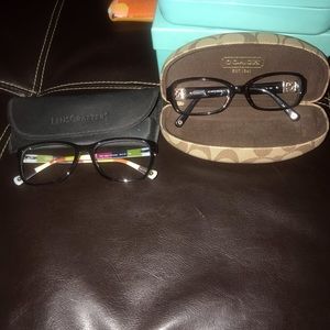 2 brand new pair of Coach frames for women